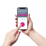 smart phone displaying a web site we built