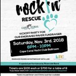 poster for event at cape coral animal shelter