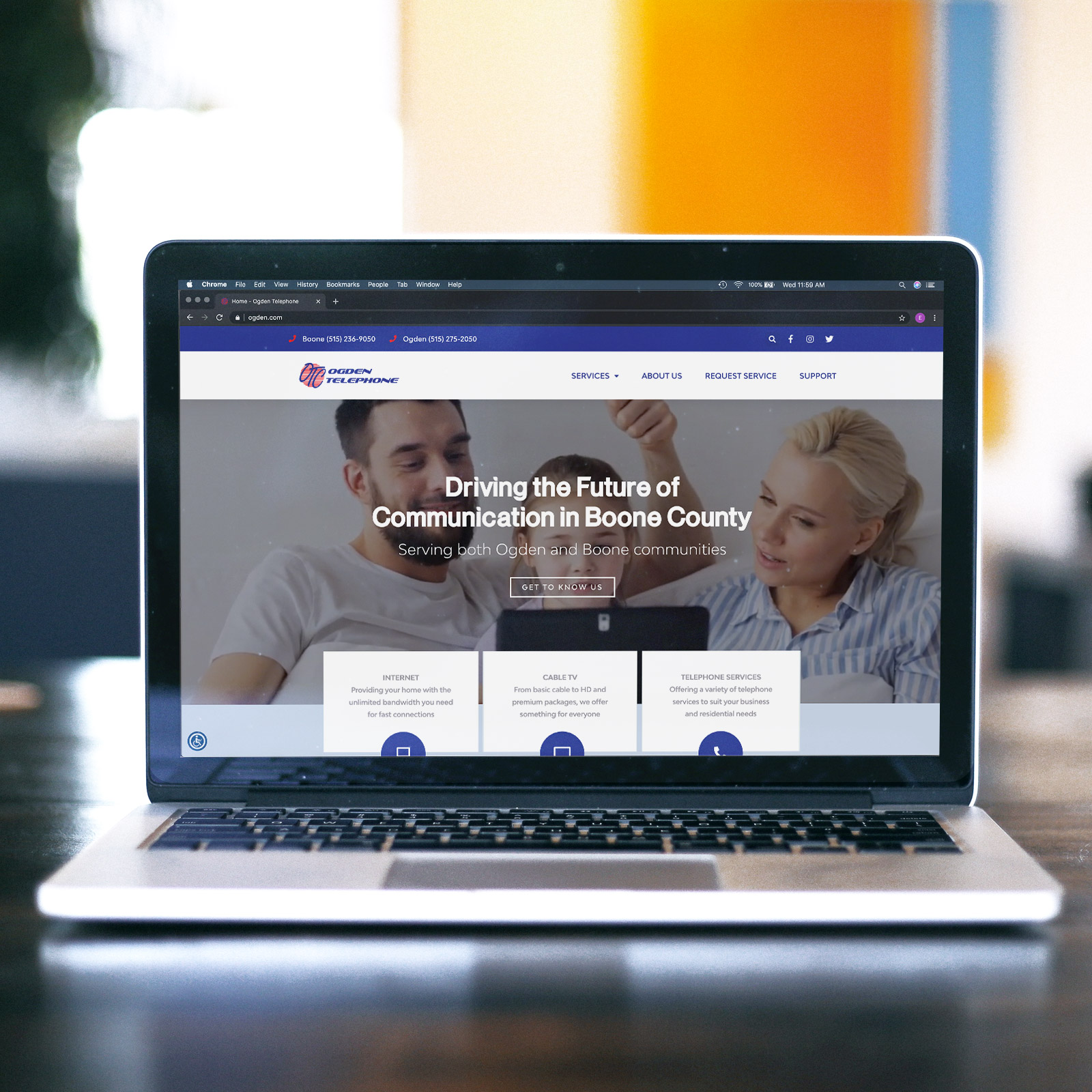 Ogden Telephone Website