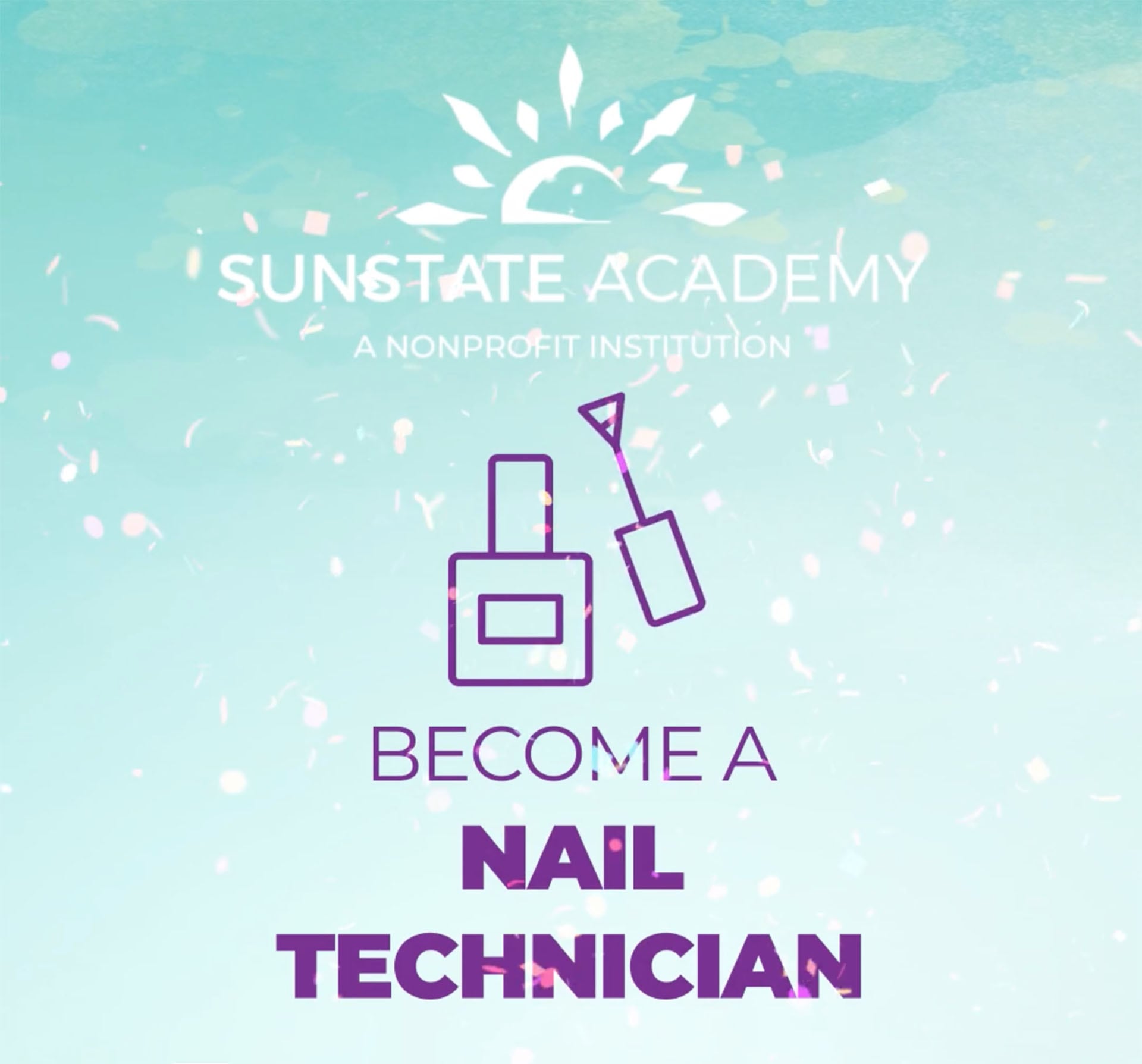Sunstate Academy Nail lTech Instagram animation